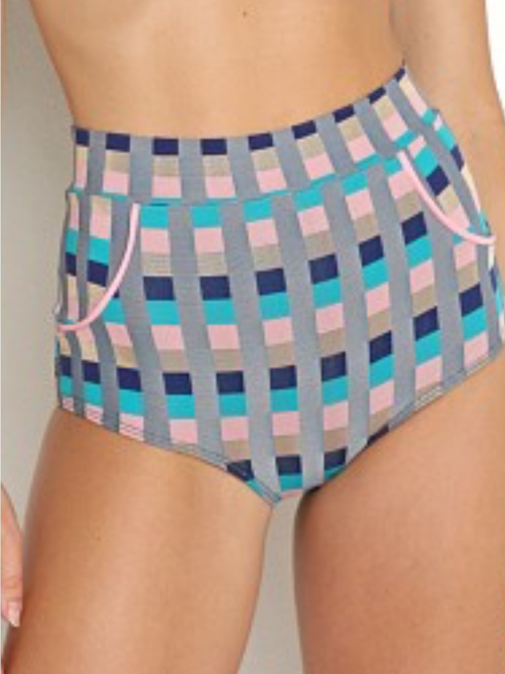 Seea Swim Georgia High-Waisted Bikini Bottoms-NWT